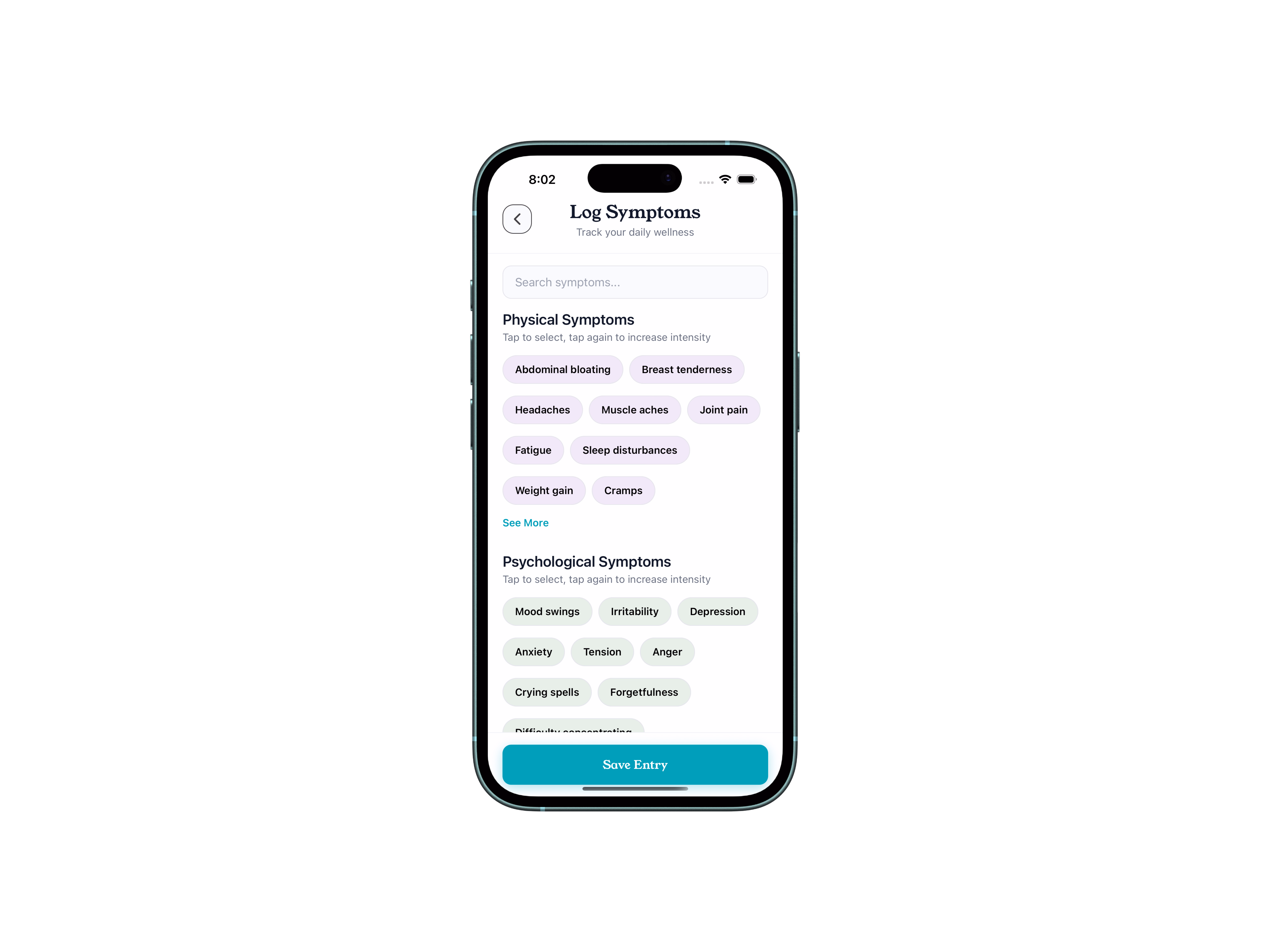 Track Your Symptoms
