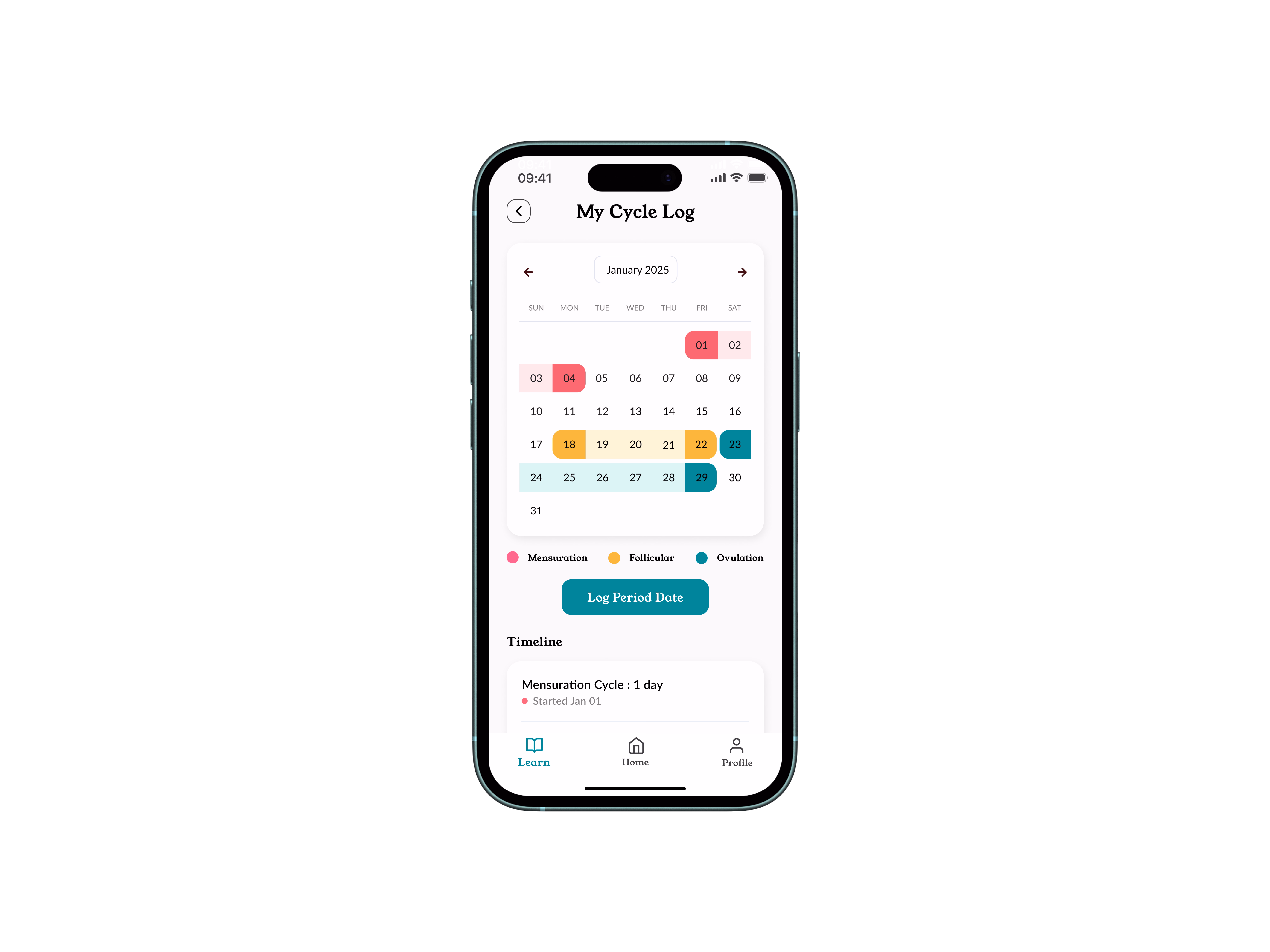 Menstrual Cycle Tracker